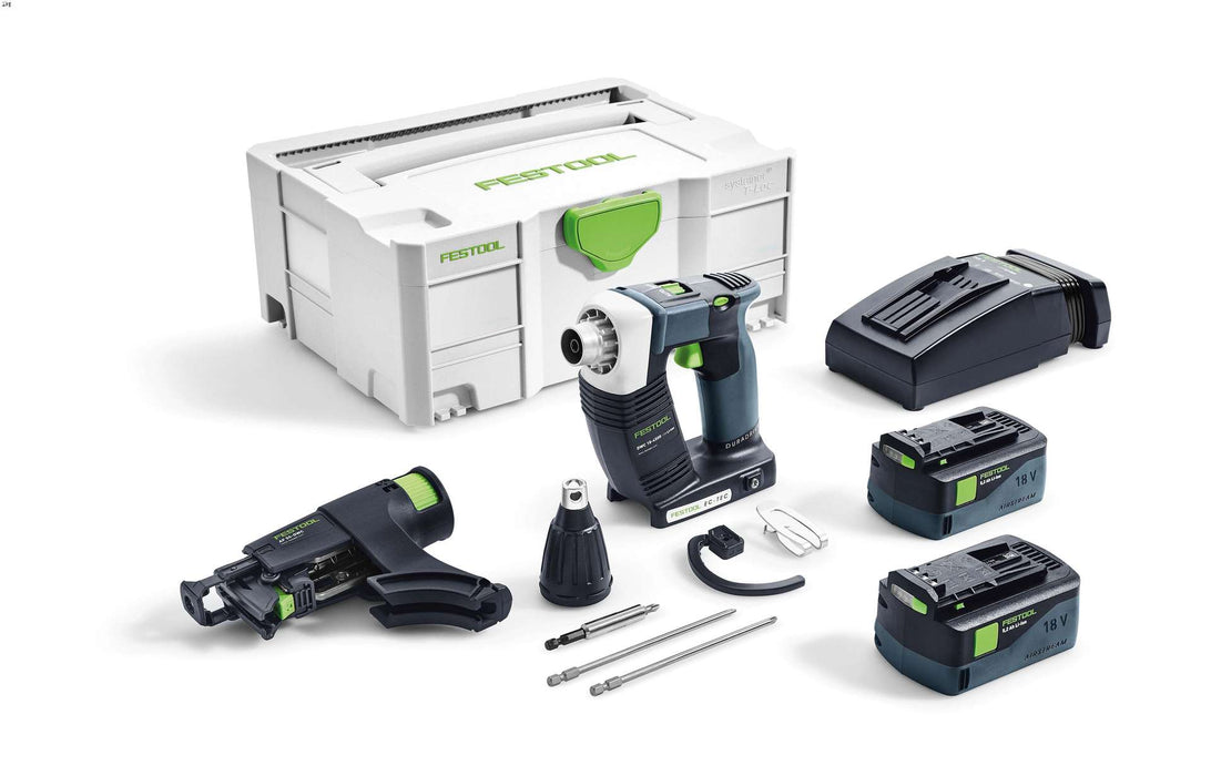 DWC 18V Cordless Collated Screwgun 5.2Ah Set in Systainer