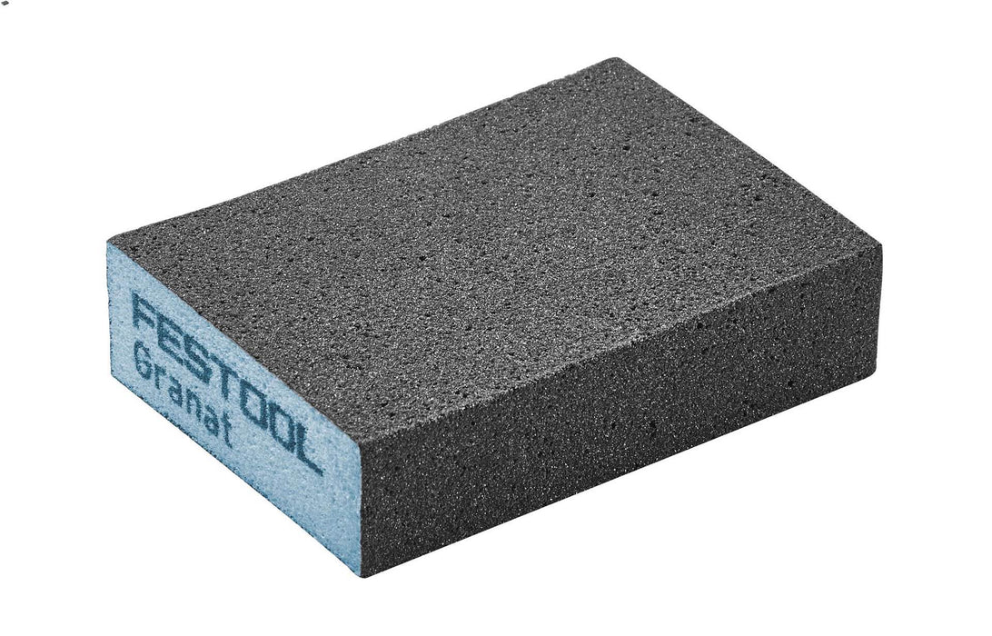 Granat Abrasive Sponge 69mm x 98mm x 26mm P120 - 6 Pack