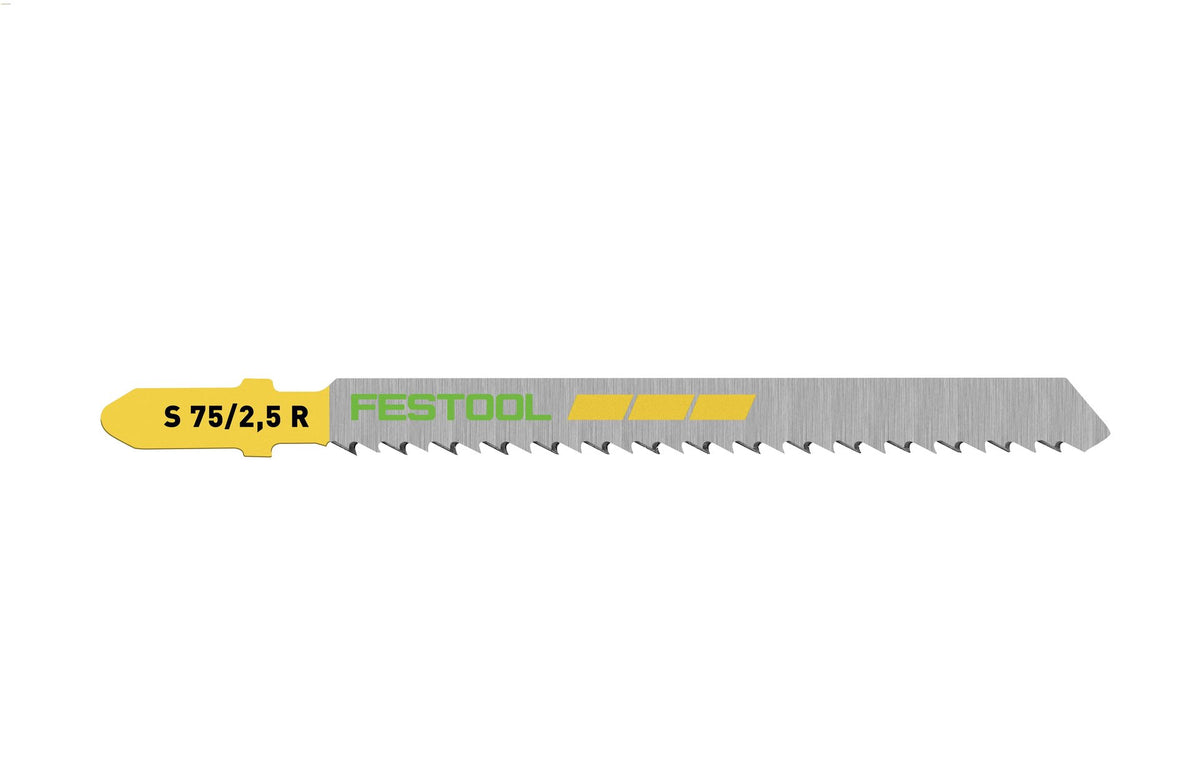 Festool S75/2.5 Jigsaw Blades Fine Precision Wood (Pkt 5