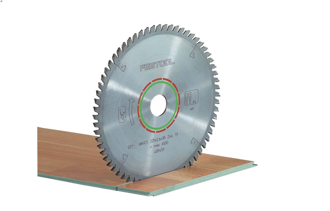 Laminate Saw Blade 225mm x 2.6mm x 30mm 64 Tooth